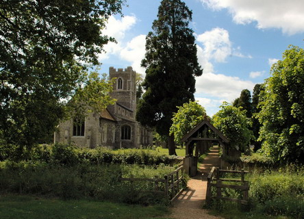 Hilton Church and Lychgate (June)